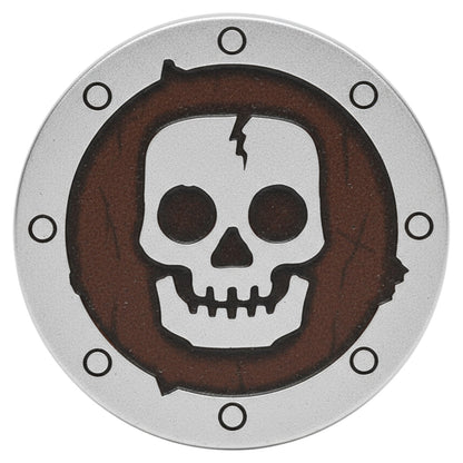 LEGO Zubehör Schild Totenkopf Rund