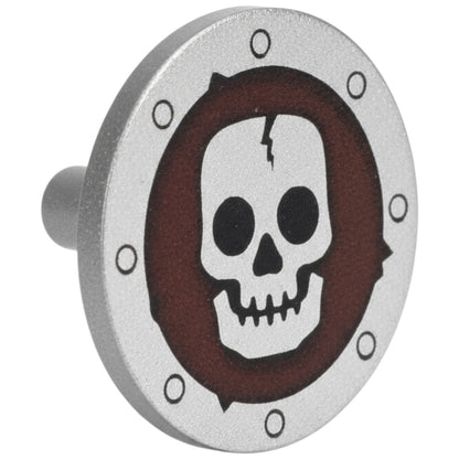 LEGO Zubehör Schild Totenkopf Rund