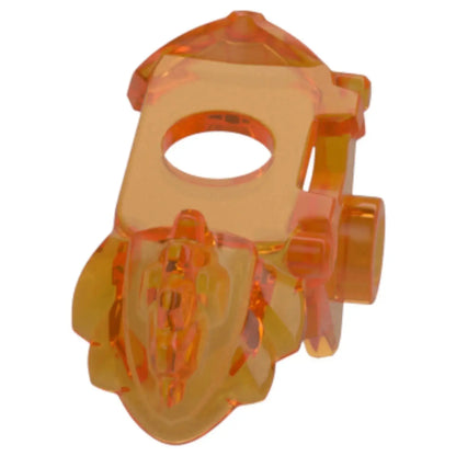 LEGO Zubehör Schulter Rüstung - Transparent Orange - 7902 Spiele Pirat