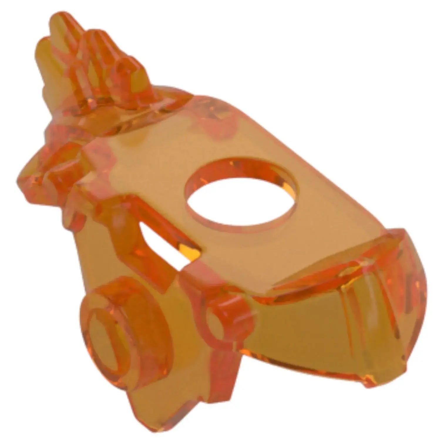LEGO Zubehör Schulter Rüstung - Transparent Orange - 7902 Spiele Pirat