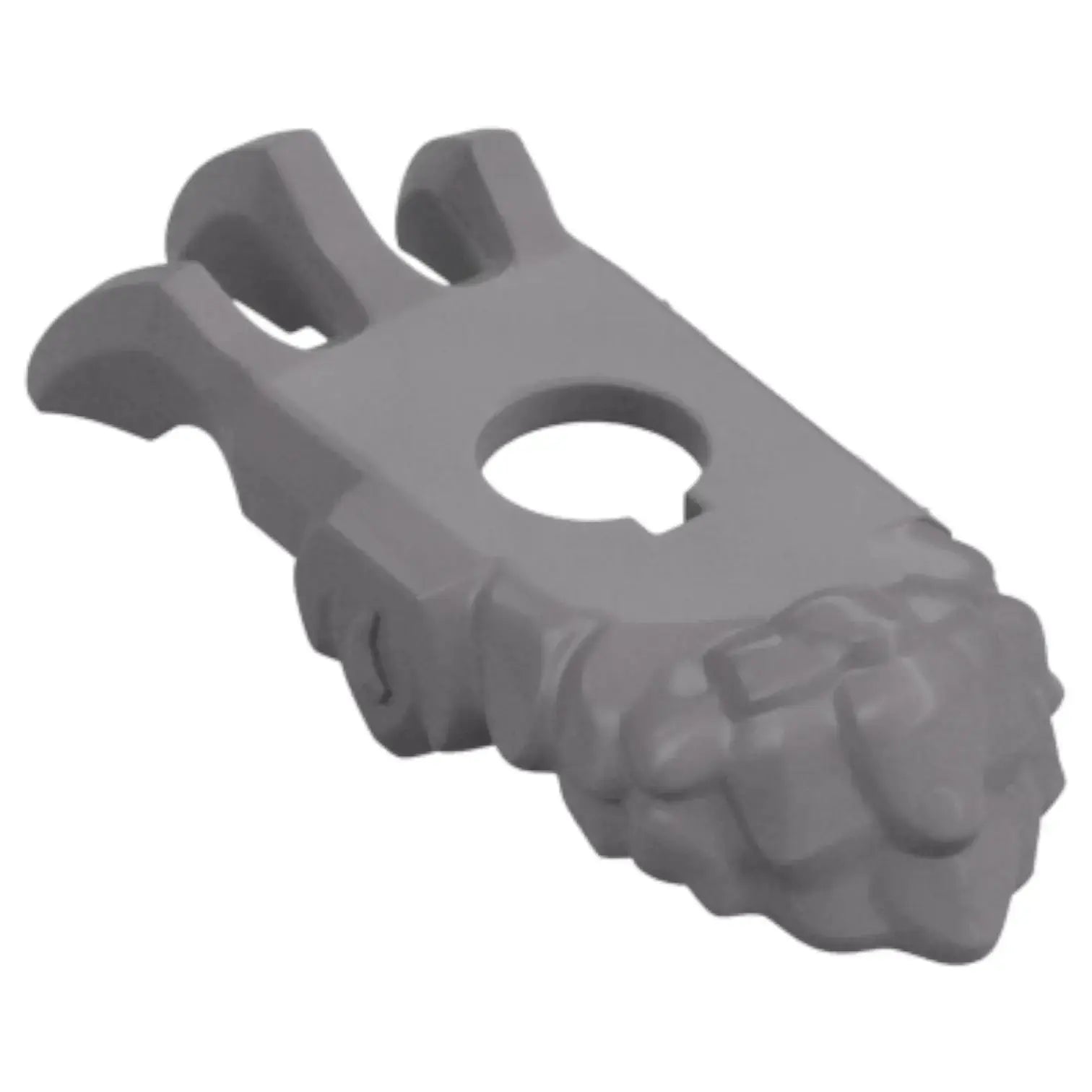 LEGO Zubehör Schulter Rüstung mit Fell und 3 Stacheln - Silber - 5309 Spiele Pirat