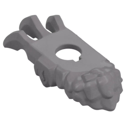 LEGO Zubehör Schulter Rüstung mit Fell und 3 Stacheln - Silber - 5309 Spiele Pirat
