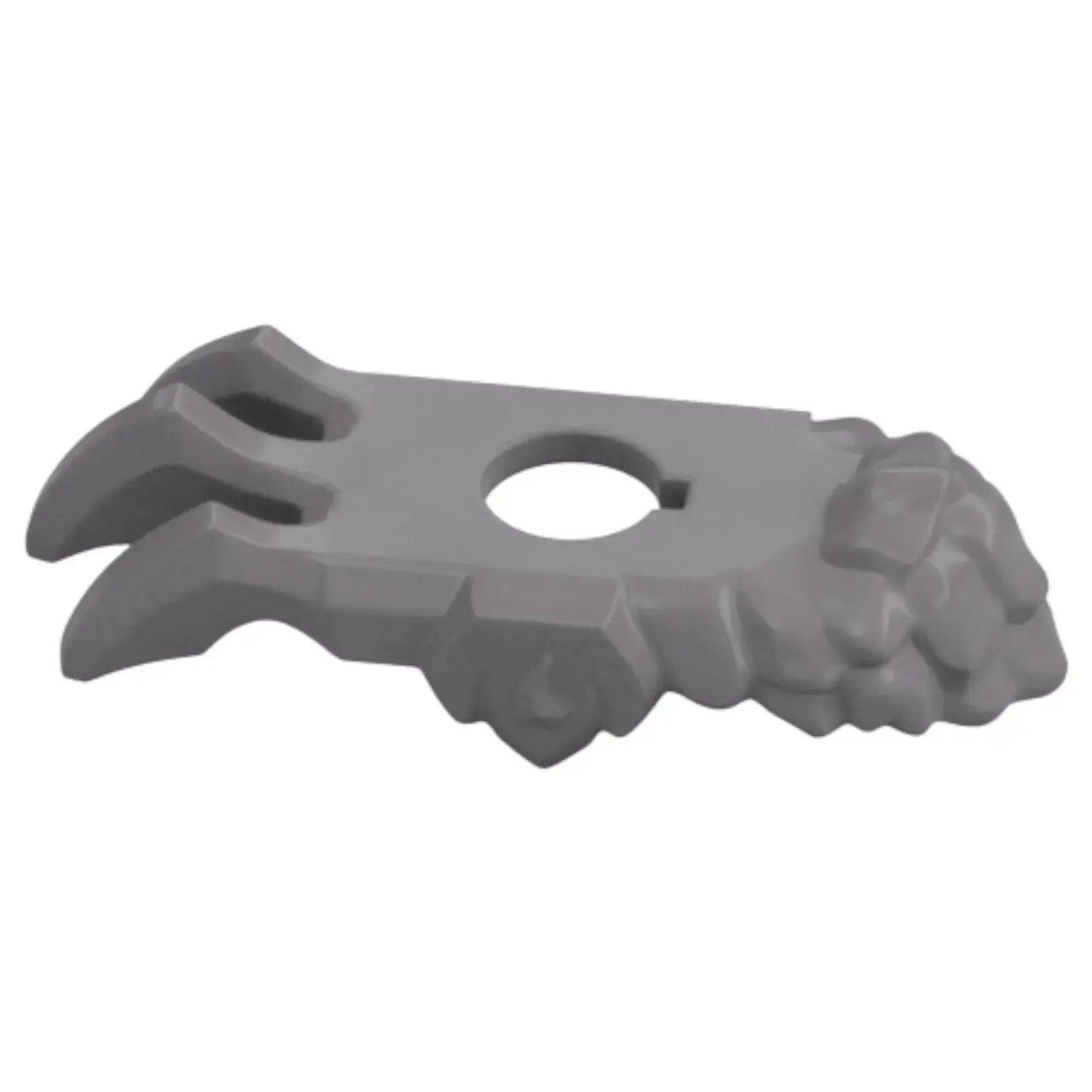 LEGO Zubehör Schulter Rüstung mit Fell und 3 Stacheln - Silber - 5309 Spiele Pirat