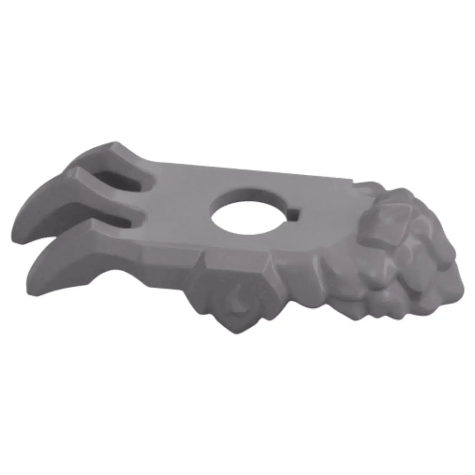 LEGO Zubehör Schulter Rüstung mit Fell und 3 Stacheln - Silber - 5309 Spiele Pirat