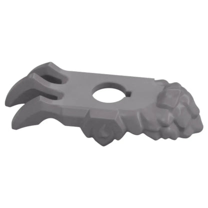 LEGO Zubehör Schulter Rüstung mit Fell und 3 Stacheln - Silber - 5309 Spiele Pirat