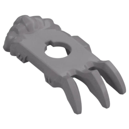 LEGO Zubehör Schulter Rüstung mit Fell und 3 Stacheln - Silber - 5309 Spiele Pirat