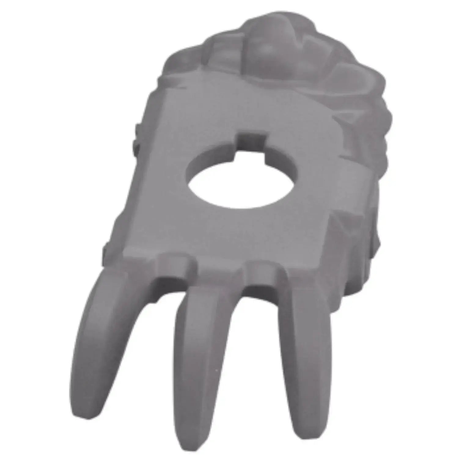 LEGO Zubehör Schulter Rüstung mit Fell und 3 Stacheln - Silber - 5309 Spiele Pirat
