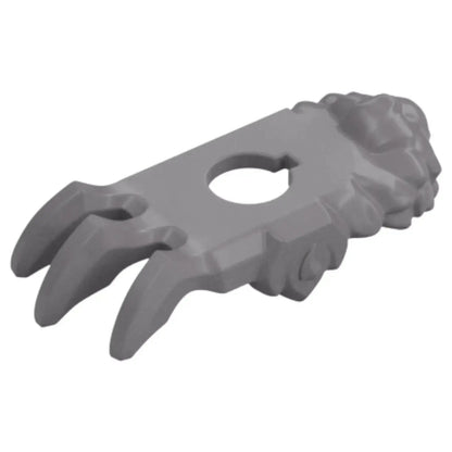 LEGO Zubehör Schulter Rüstung mit Fell und 3 Stacheln - Silber - 5309 Spiele Pirat