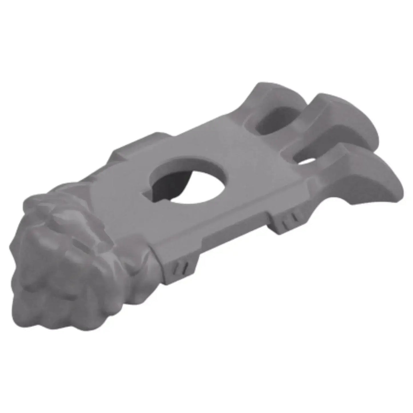 LEGO Zubehör Schulter Rüstung mit Fell und 3 Stacheln - Silber - 5309 Spiele Pirat