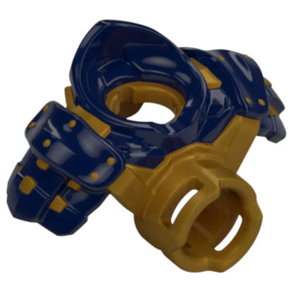 LEGO Zubehör Schulter Rüstung mit Scheide für 2 Schwerter - Blau - 4923 Spiele Pirat