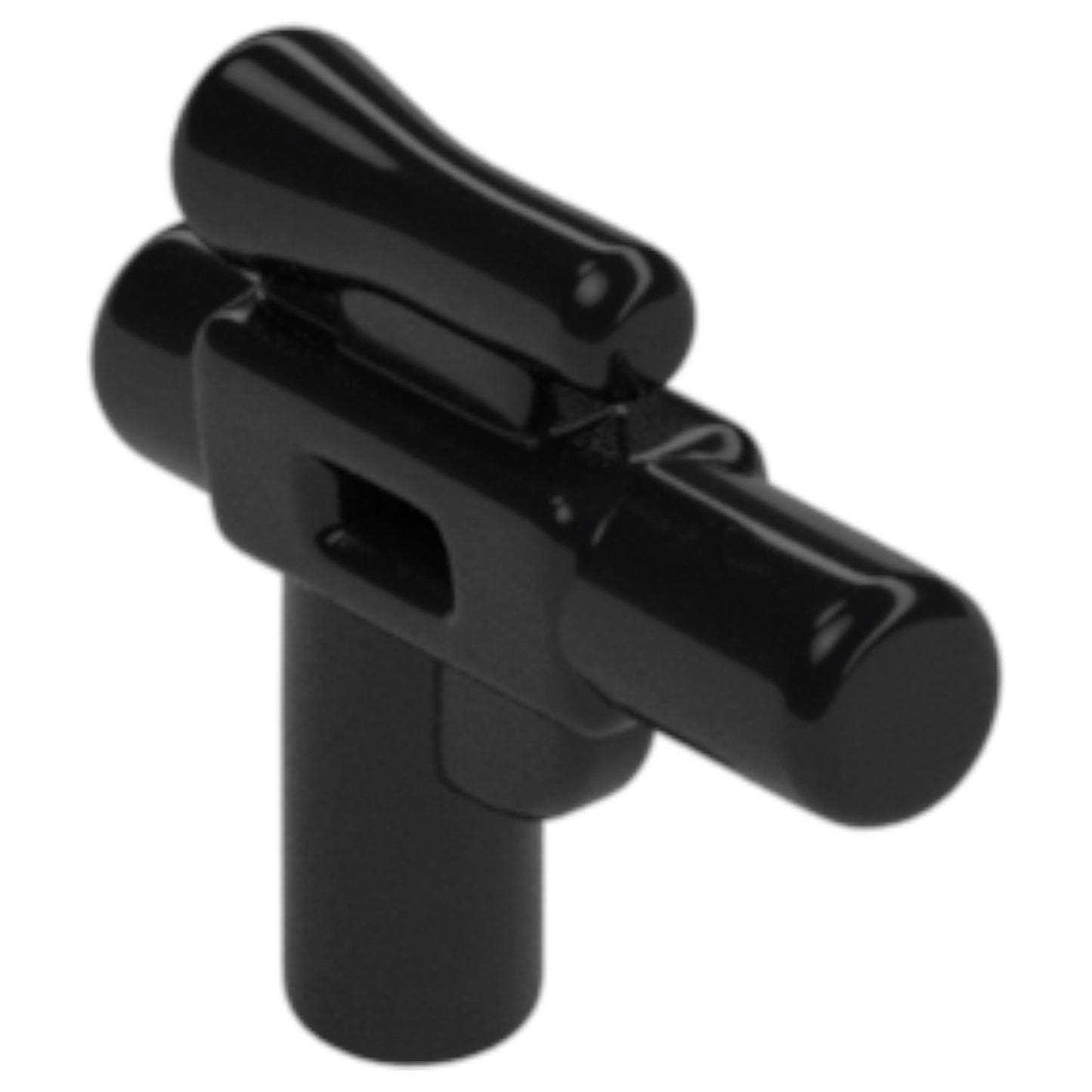 LEGO Zubehör Schusswaffe Gun Blaster Klein 10 Stk. - schwarz- 92738