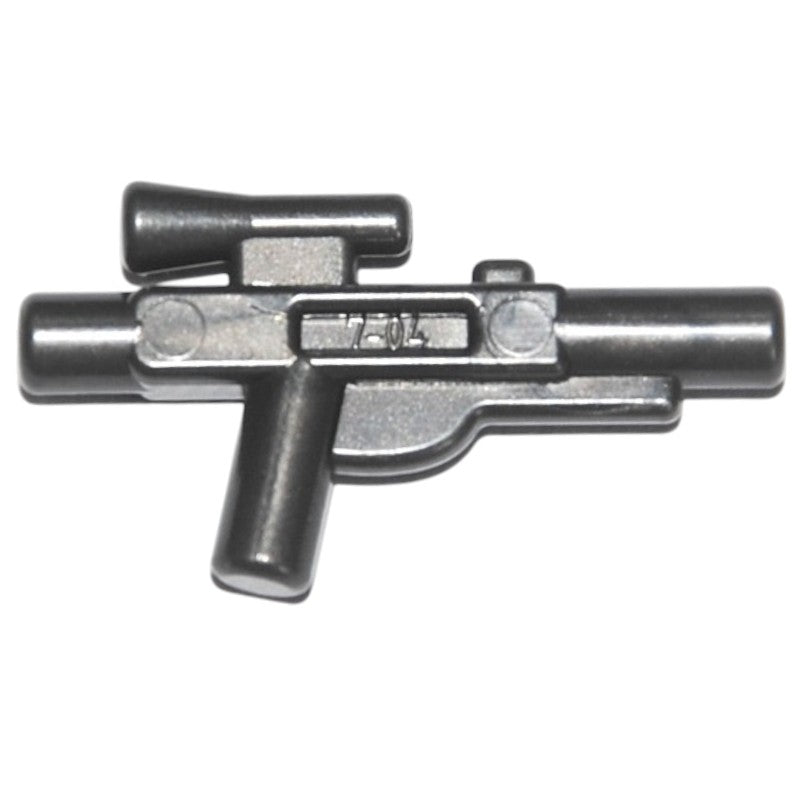 LEGO Zubehör Schusswaffe Gun Blaster Kurz 10 Stk. - Perl Dunkel Grau - 58247