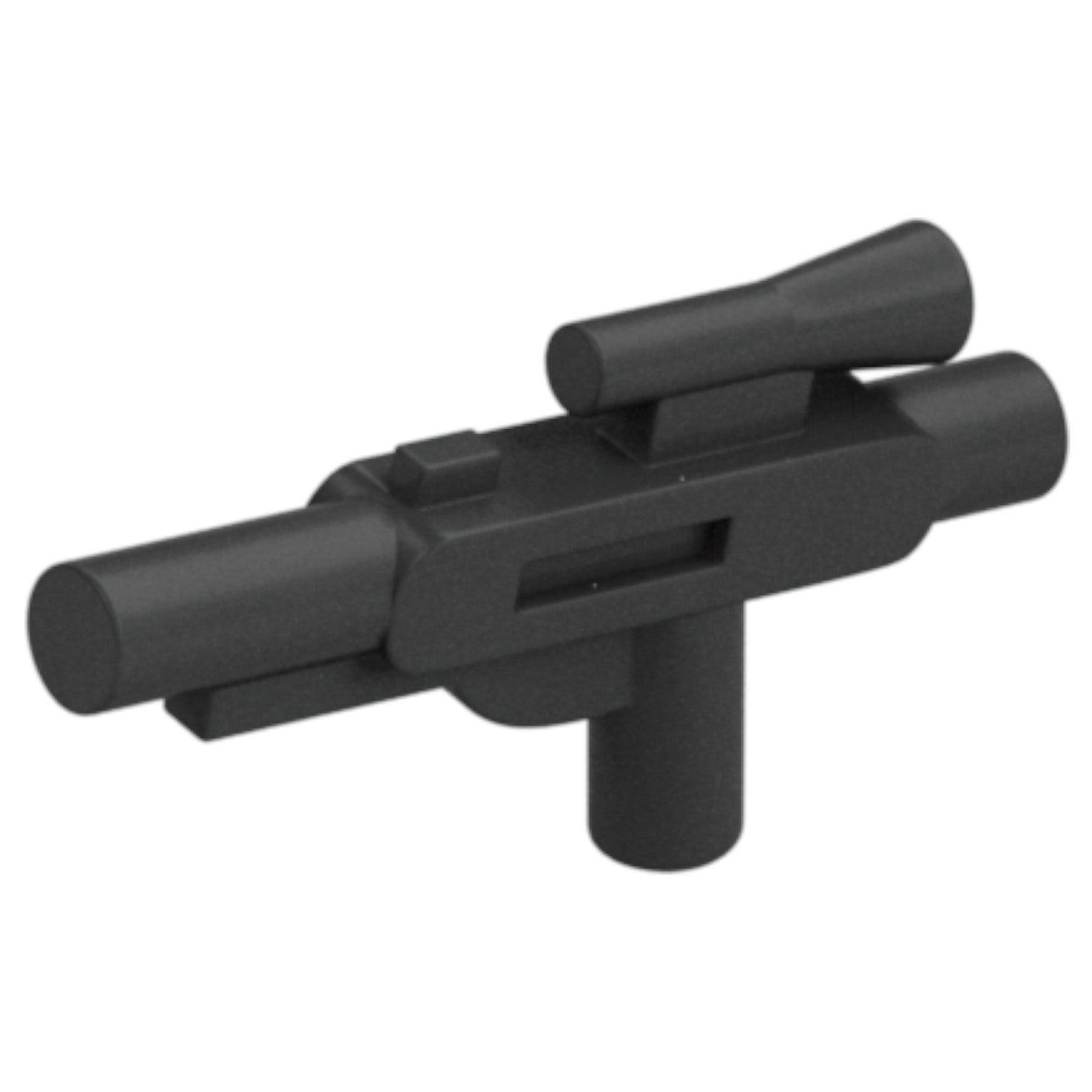 LEGO Zubehör Schusswaffe Gun Blaster Kurz 10 Stk. - Perl Dunkel Grau - 58247