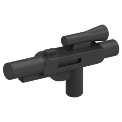 LEGO Zubehör Schusswaffe Gun Blaster Kurz 10 Stk. - Perl Dunkel Grau - 58247