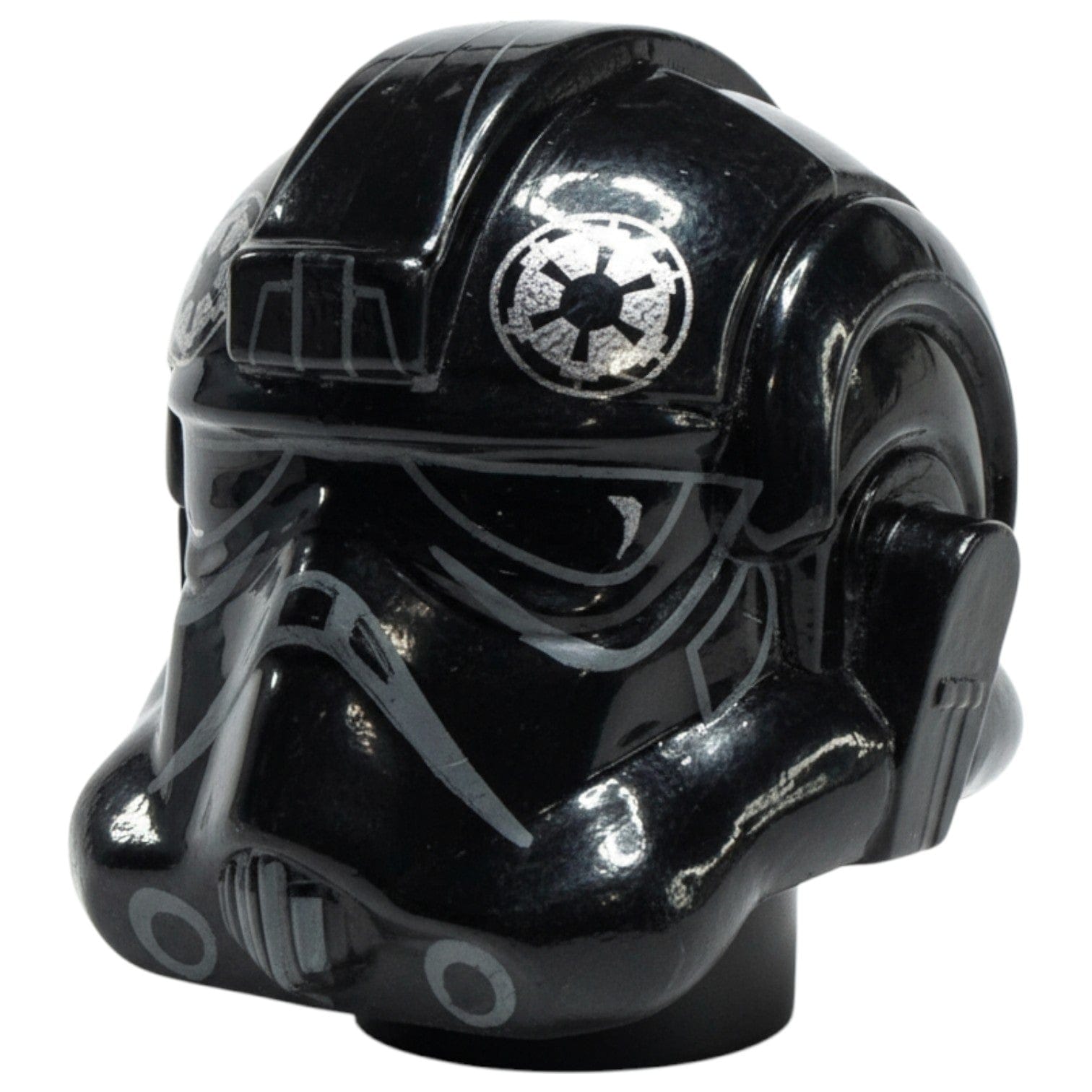 LEGO Zubehör Star Wars Stormtrooper Helm Typ 2 - Schwarz