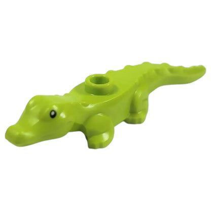 LEGO Zubehör Tiere Baby Alligator Krokodil Limetten Grün Spiele Pirat