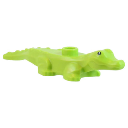 LEGO Zubehör Tiere Baby Alligator Krokodil Limetten Grün Spiele Pirat