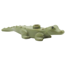 LEGO Zubehör Tiere Baby Alligator Krokodil Oliven Grün Spiele Pirat