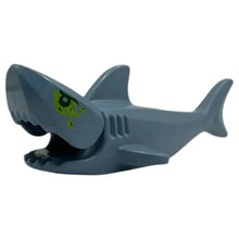LEGO Zubehör Tiere Haifisch mit Limetten Geischt - Sandblau Spiele Pirat