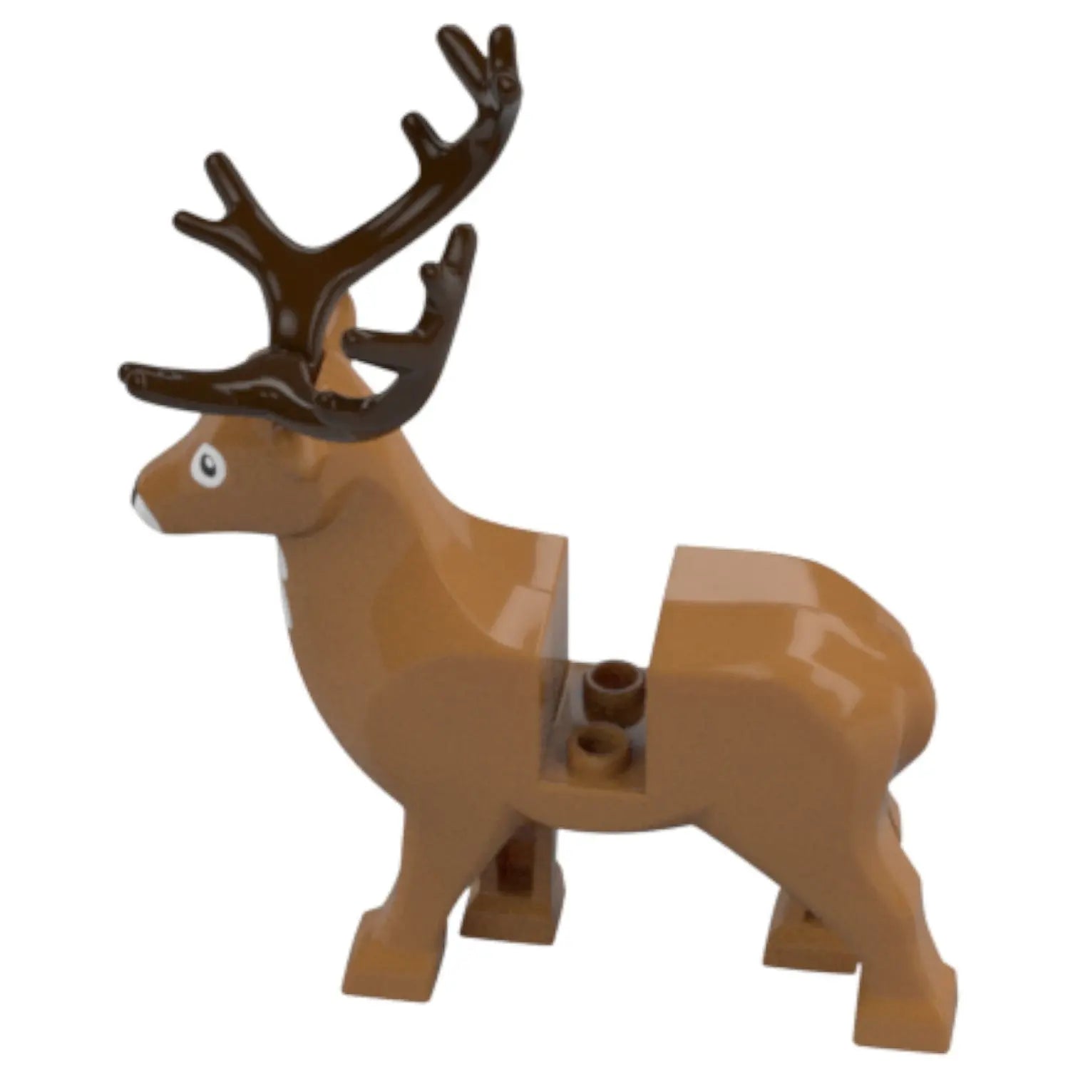 LEGO Zubehör Tiere Hirsch mit Geweih - Nougat Spiele Pirat