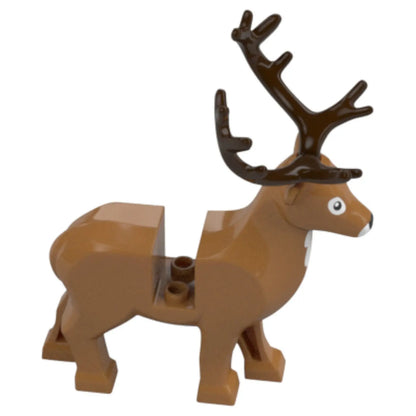 LEGO Zubehör Tiere Hirsch mit Geweih - Nougat Spiele Pirat