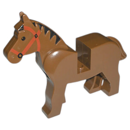 LEGO Zubehör Tiere Pferd  - Braun - 74323 - Gebraucht Spiele Pirat