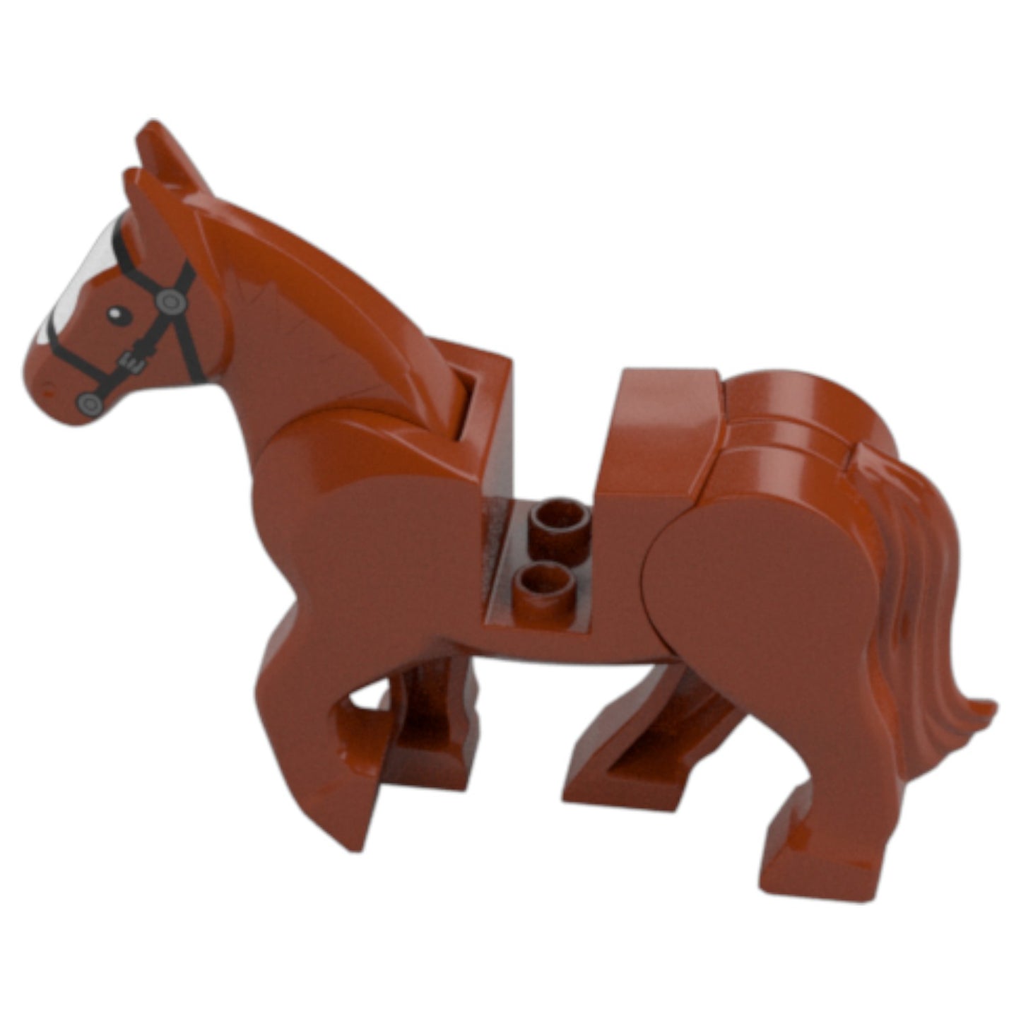 LEGO Zubehör Tiere Pferd - Dunkel Orange - 10509