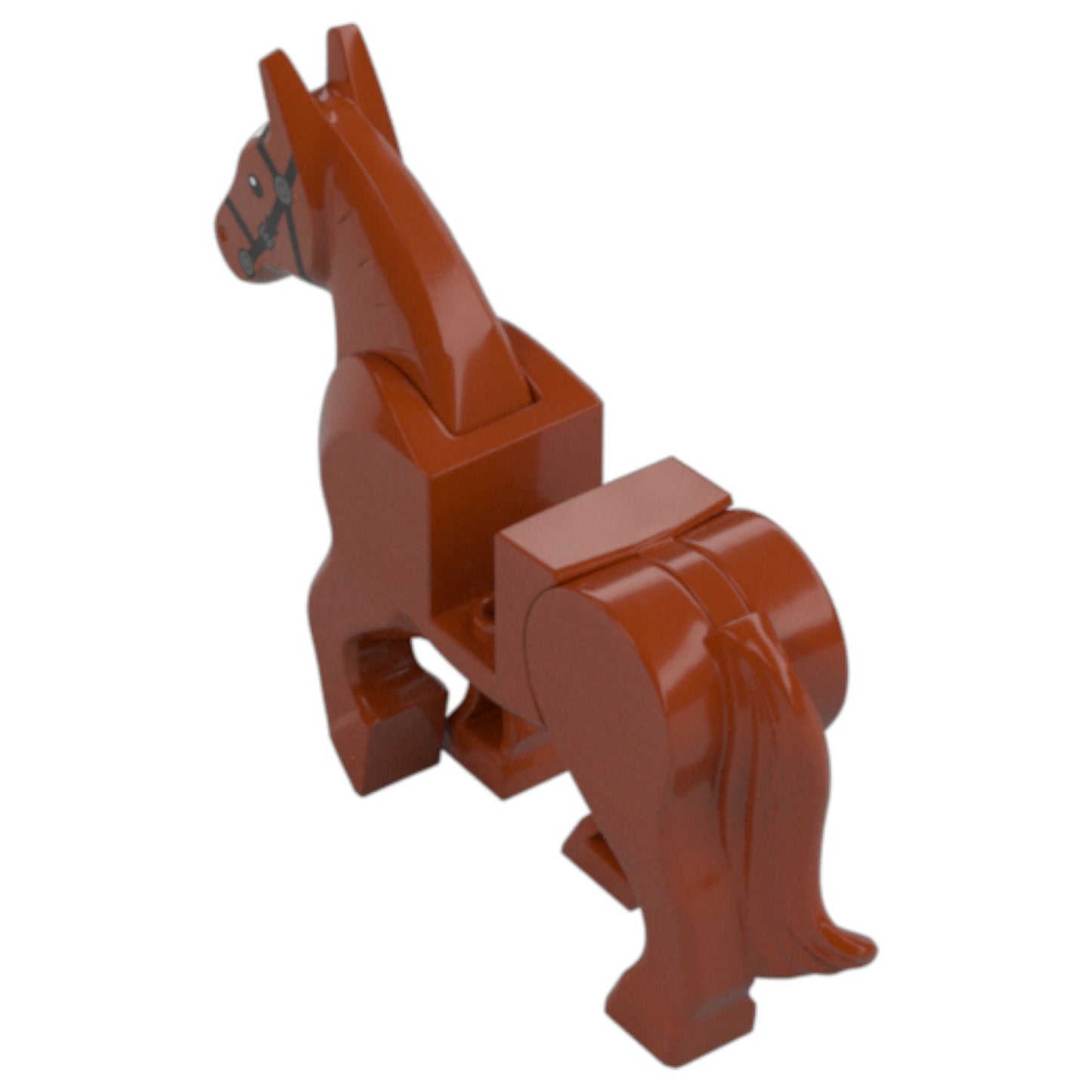 LEGO Zubehör Tiere Pferd - Dunkel Orange - 10509