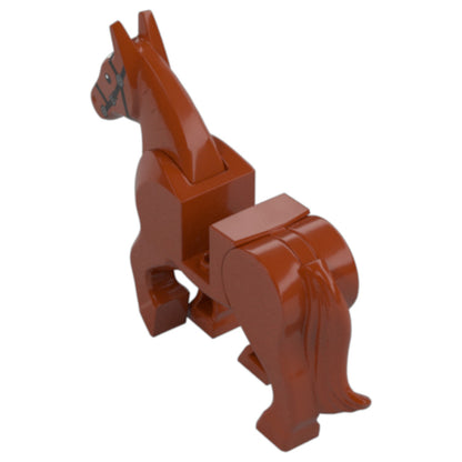 LEGO Zubehör Tiere Pferd - Dunkel Orange - 10509