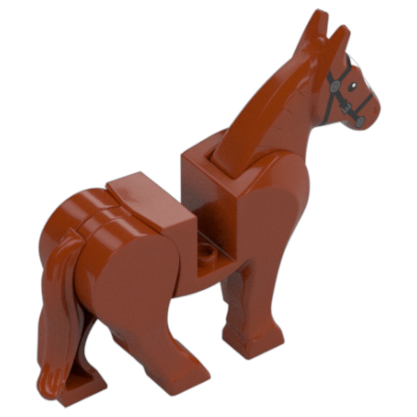 LEGO Zubehör Tiere Pferd - Dunkel Orange - 10509