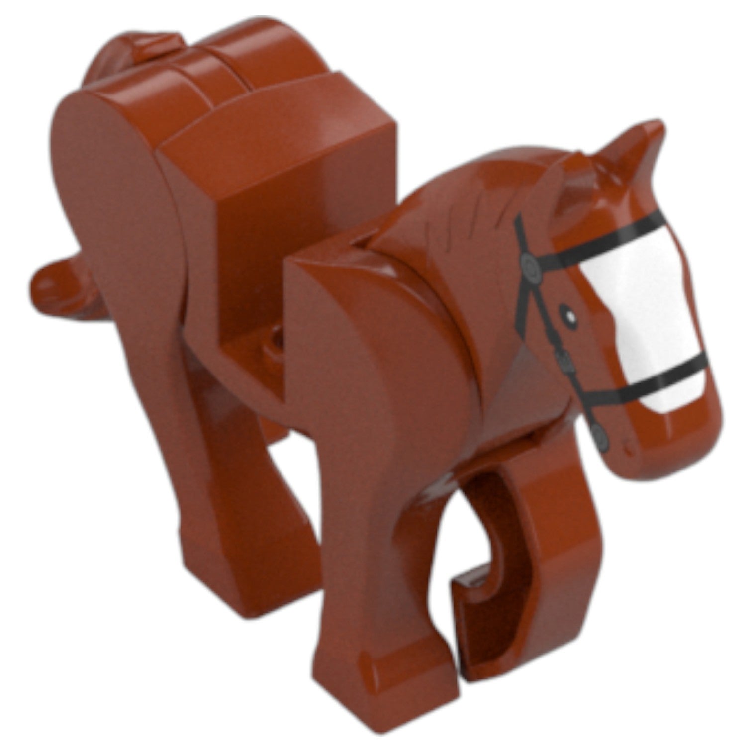 LEGO Zubehör Tiere Pferd - Dunkel Orange - 10509