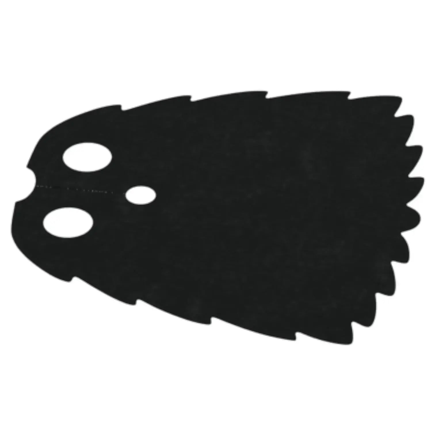 LEGO Zubehör Umhang Cape mit gekerbten Kanten in Felloptik 4.1cm - Schwarz Spiele Pirat