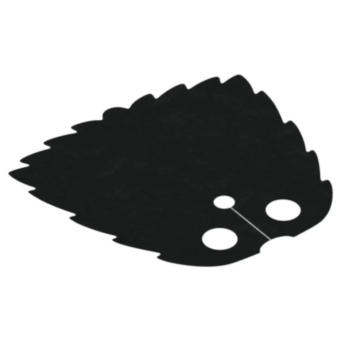 LEGO Zubehör Umhang Cape mit gekerbten Kanten in Felloptik 4.1cm - Schwarz Spiele Pirat
