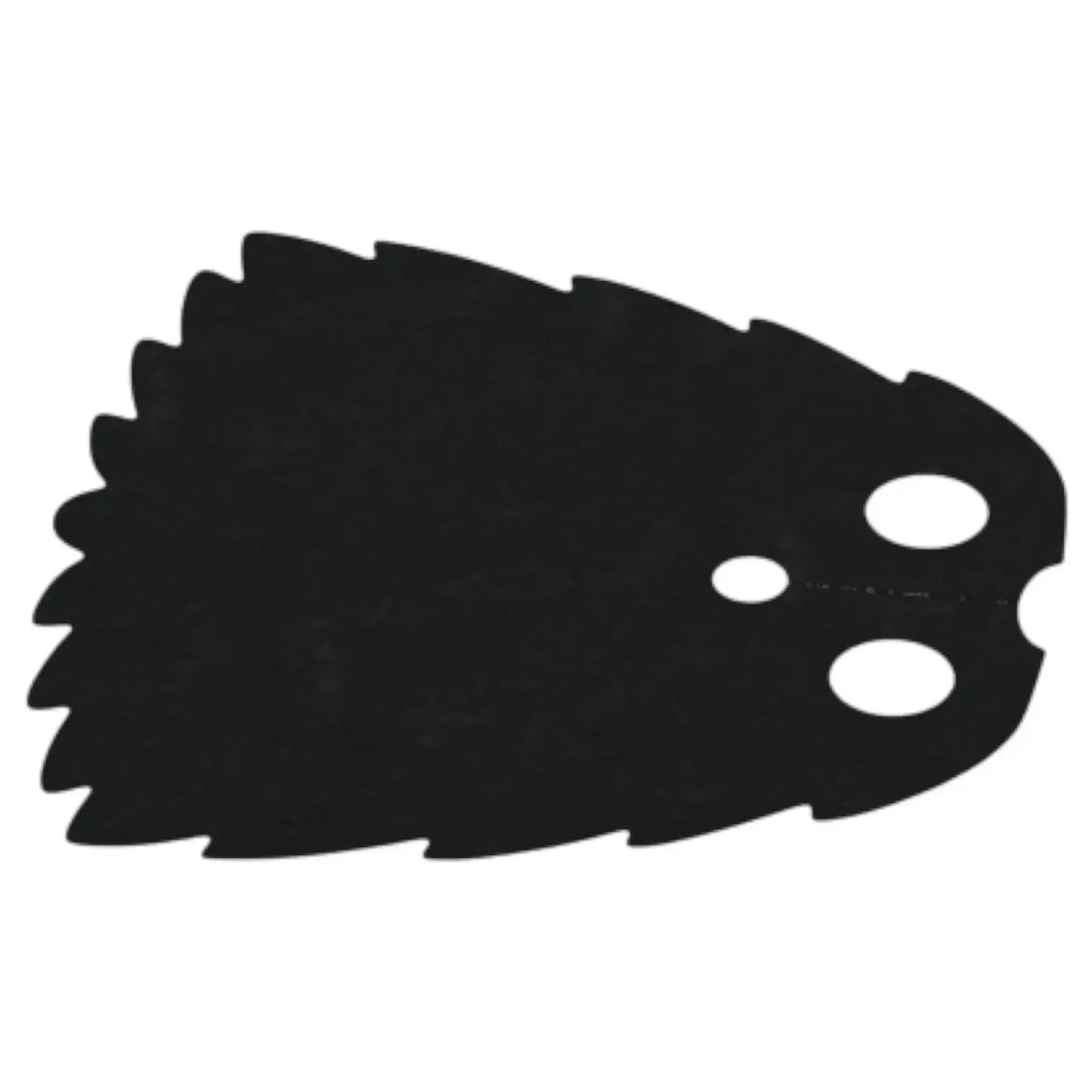 LEGO Zubehör Umhang Cape mit gekerbten Kanten in Felloptik 4.1cm - Schwarz Spiele Pirat