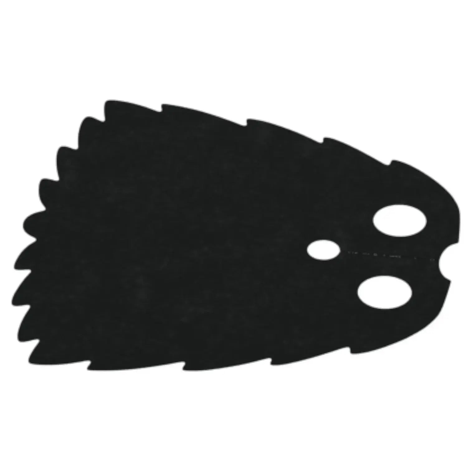 LEGO Zubehör Umhang Cape mit gekerbten Kanten in Felloptik 4.1cm - Schwarz Spiele Pirat