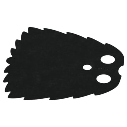 LEGO Zubehör Umhang Cape mit gekerbten Kanten in Felloptik 4.1cm - Schwarz Spiele Pirat