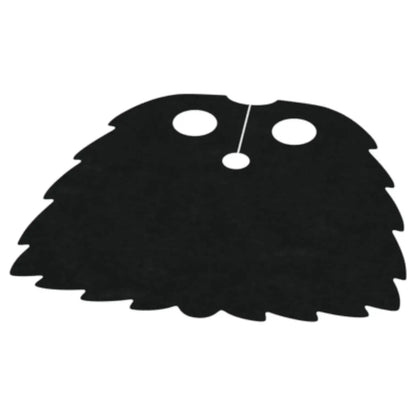LEGO Zubehör Umhang Cape mit gekerbten Kanten in Felloptik 4.1cm - Schwarz Spiele Pirat
