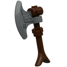LEGO Zubehör Waffe Axt - Braun Silber