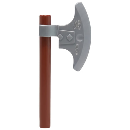 LEGO Zubehör Waffe Axt Klein 5 Stk. - Braun Silber