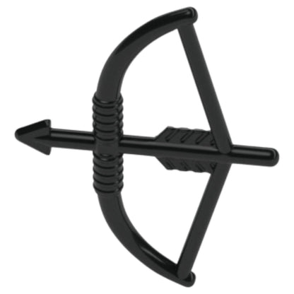 LEGO Zubehör Waffe Bogen - Schwarz - 4499