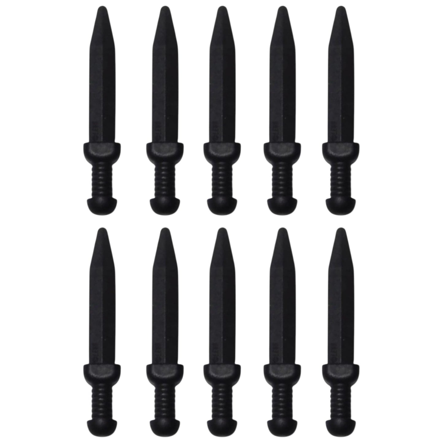 LEGO Zubehör Waffe Dolch 10 Stk. - Schwarz - 18034