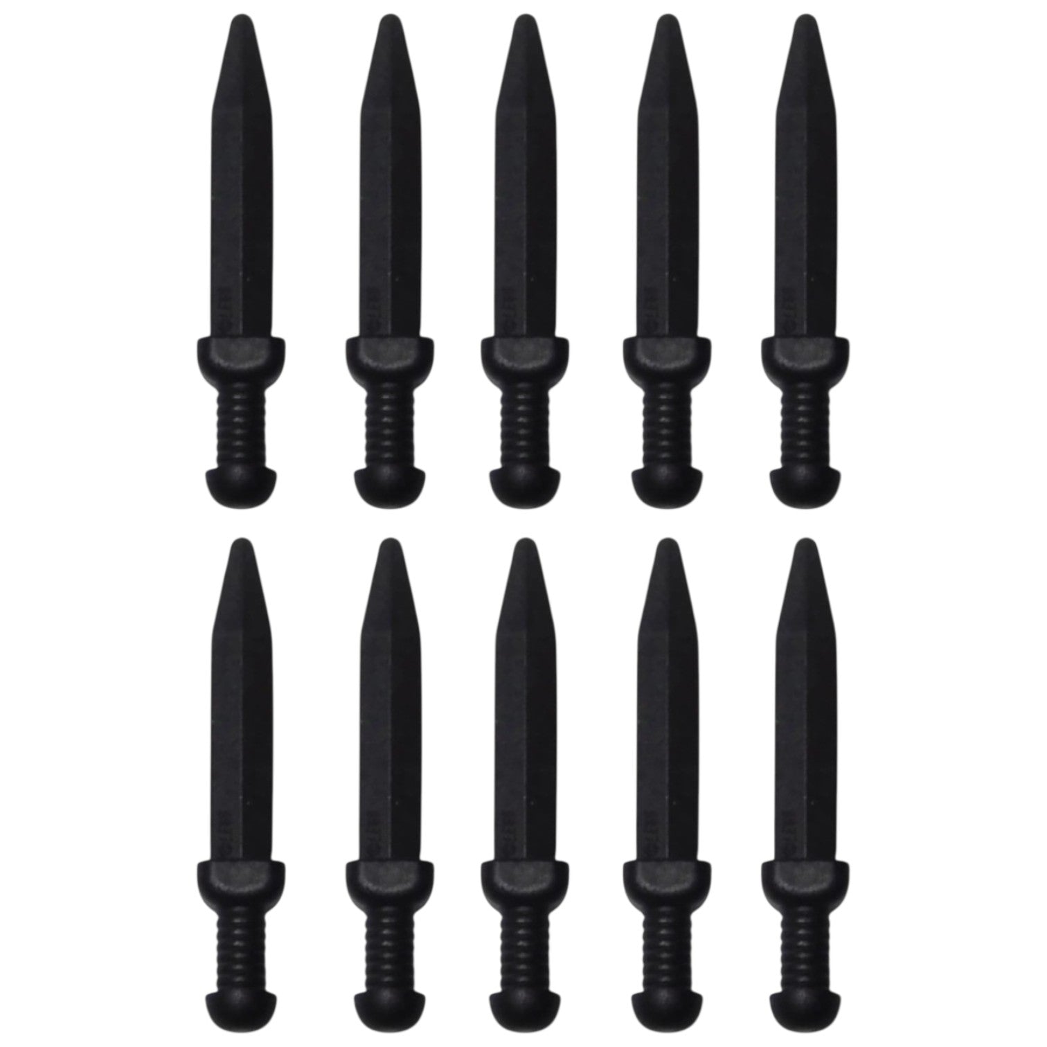 LEGO Zubehör Waffe Dolch 10 Stk. - Schwarz - 18034