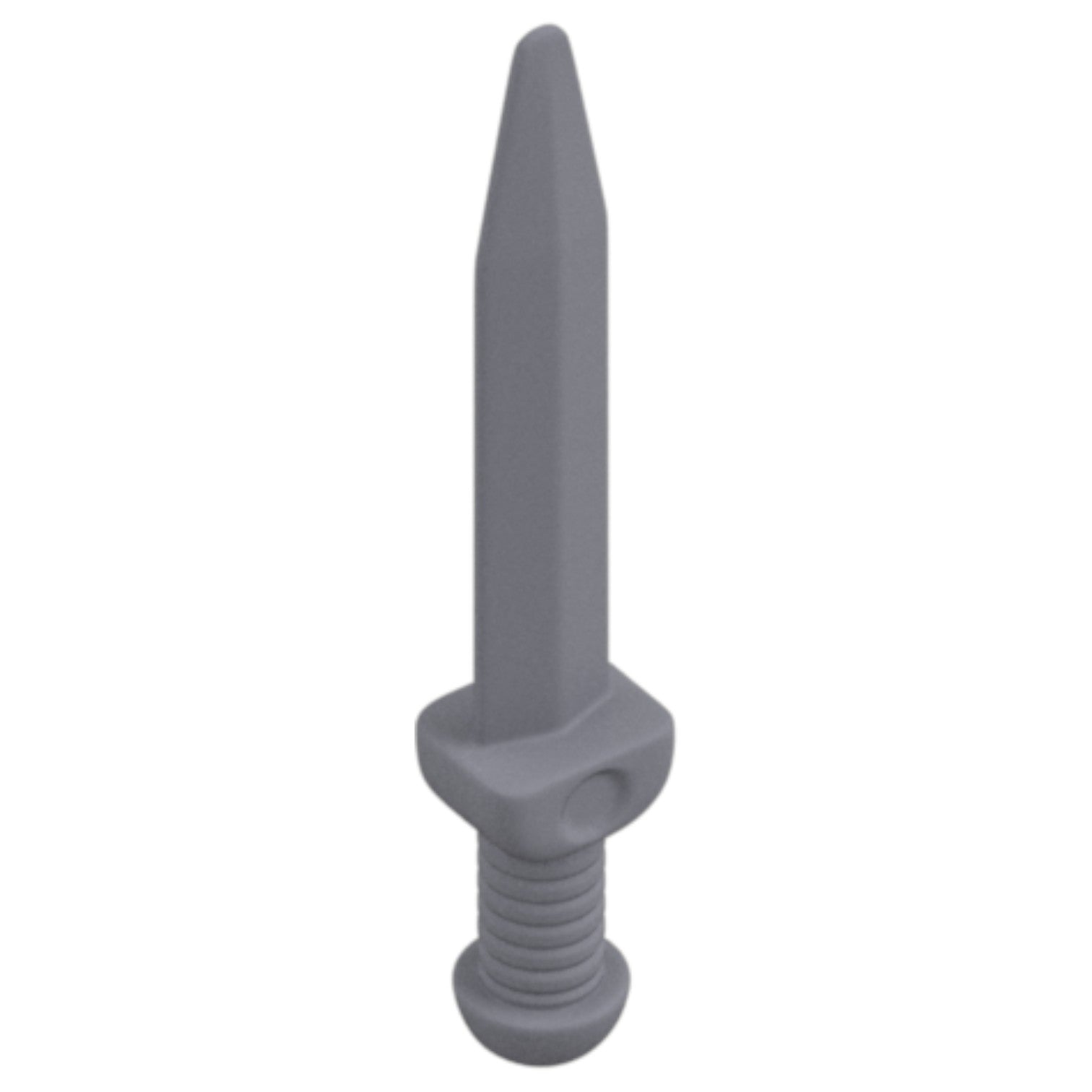 LEGO Zubehör Waffe Dolch 10 Stk. - Silber Metallic - 18034