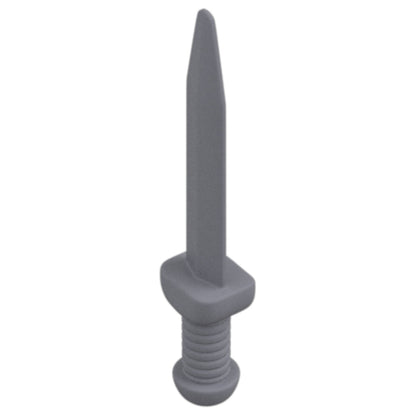 LEGO Zubehör Waffe Dolch 10 Stk. - Silber Metallic - 18034