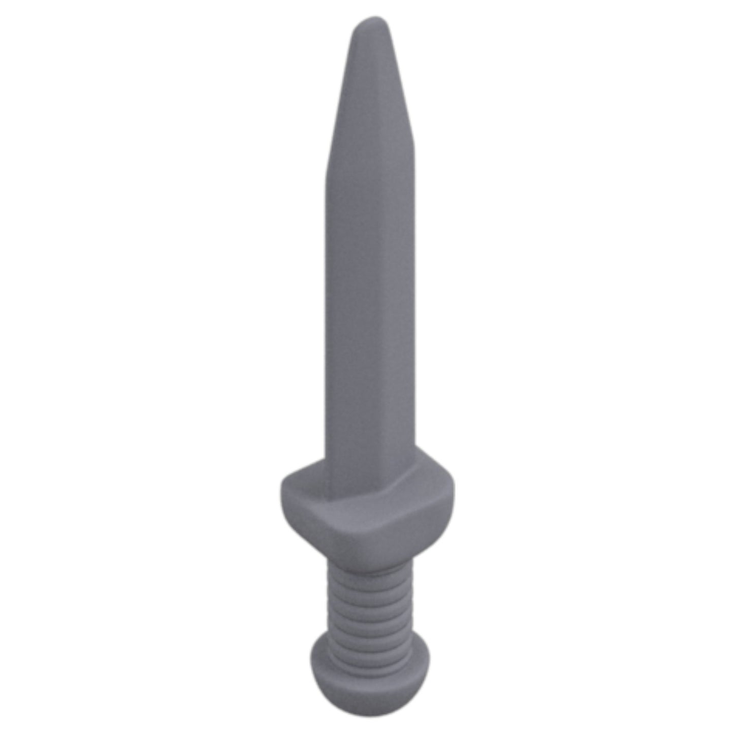 LEGO Zubehör Waffe Dolch 10 Stk. - Silber Metallic - 18034