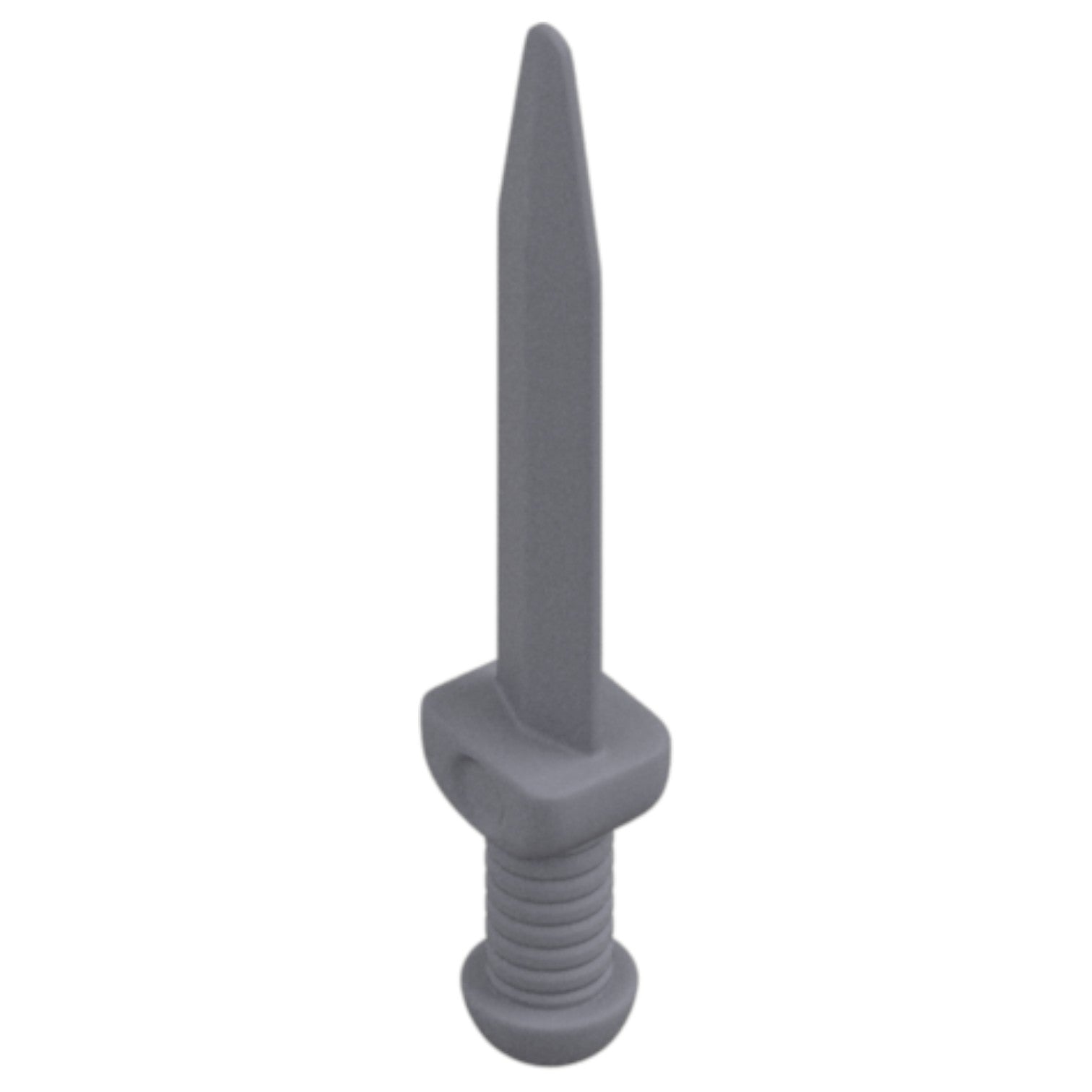 LEGO Zubehör Waffe Dolch 10 Stk. - Silber Metallic - 18034