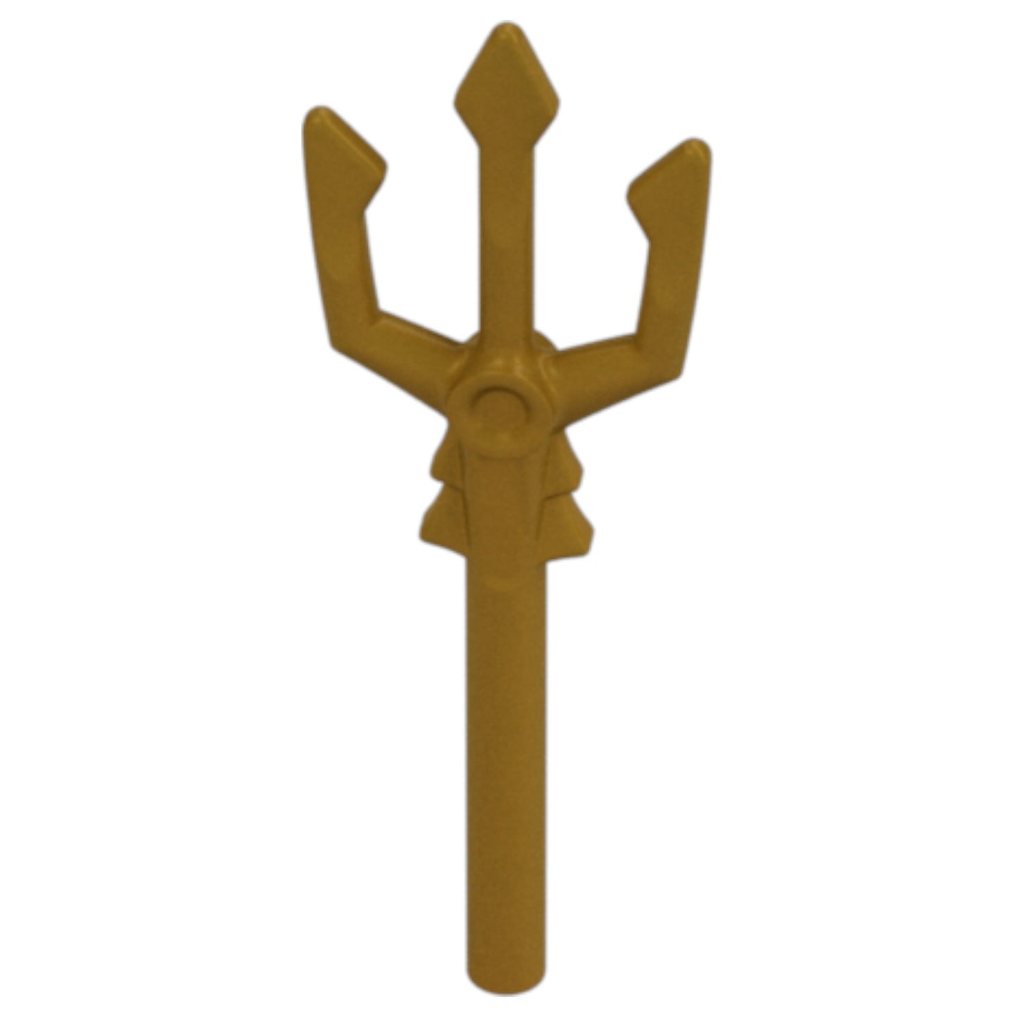 LEGO Zubehör Waffe Dreizack 10 Stk. - Pearl Gold - 92289