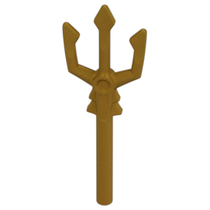 LEGO Zubehör Waffe Dreizack 10 Stk. - Pearl Gold - 92289