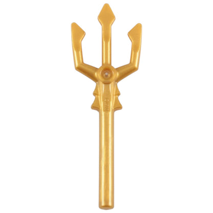 LEGO Zubehör Waffe Dreizack 10 Stk. - Pearl Gold - 92289