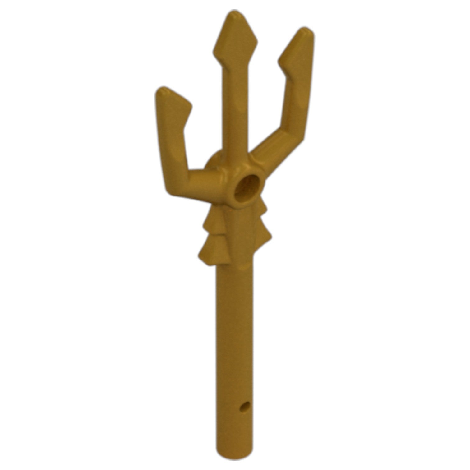 LEGO Zubehör Waffe Dreizack 10 Stk. - Pearl Gold - 92289